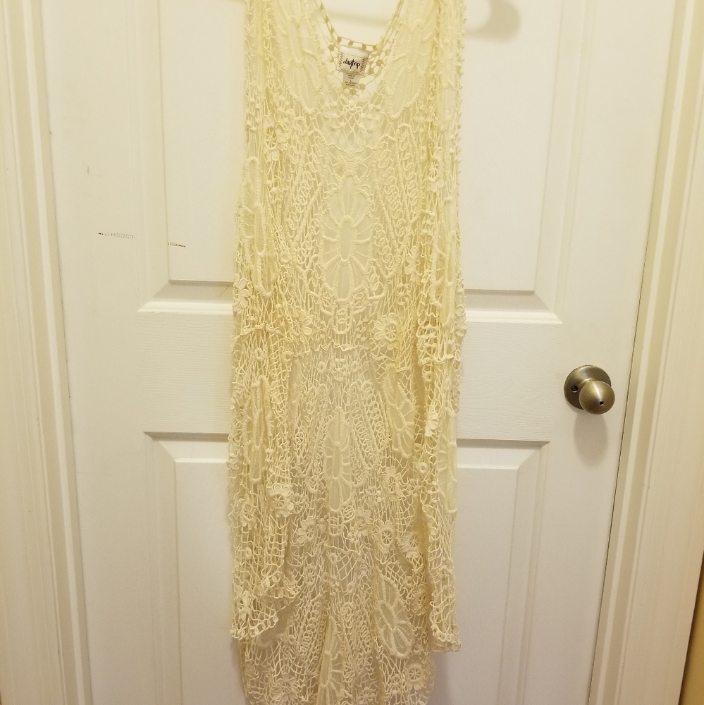 Daytrip Crocheted long vest